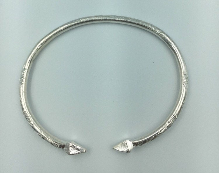925 STERLING SILVER WEST INDIAN BANGLES (MADE IN USA)